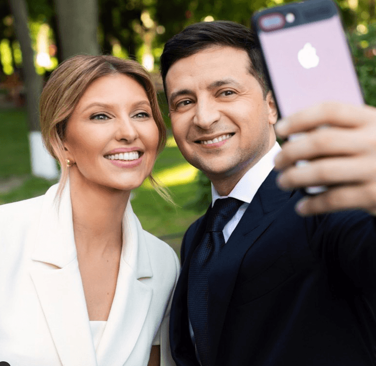 Владимир и Елена Зеленские