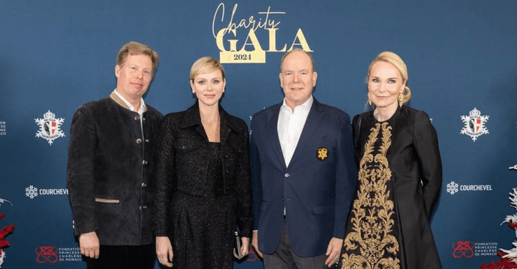 Княгиня Монако Шарлен посетила мероприятие своего благотворительного фонда