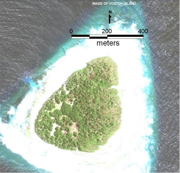 атолл, остров, Восток, океан