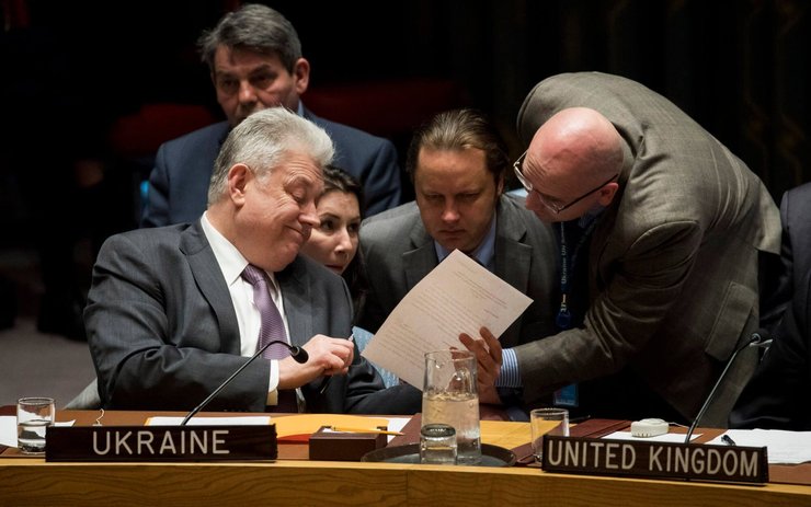 фото, Владимир Ельченко, посол Украины в США, обсуждение украинского вопроса