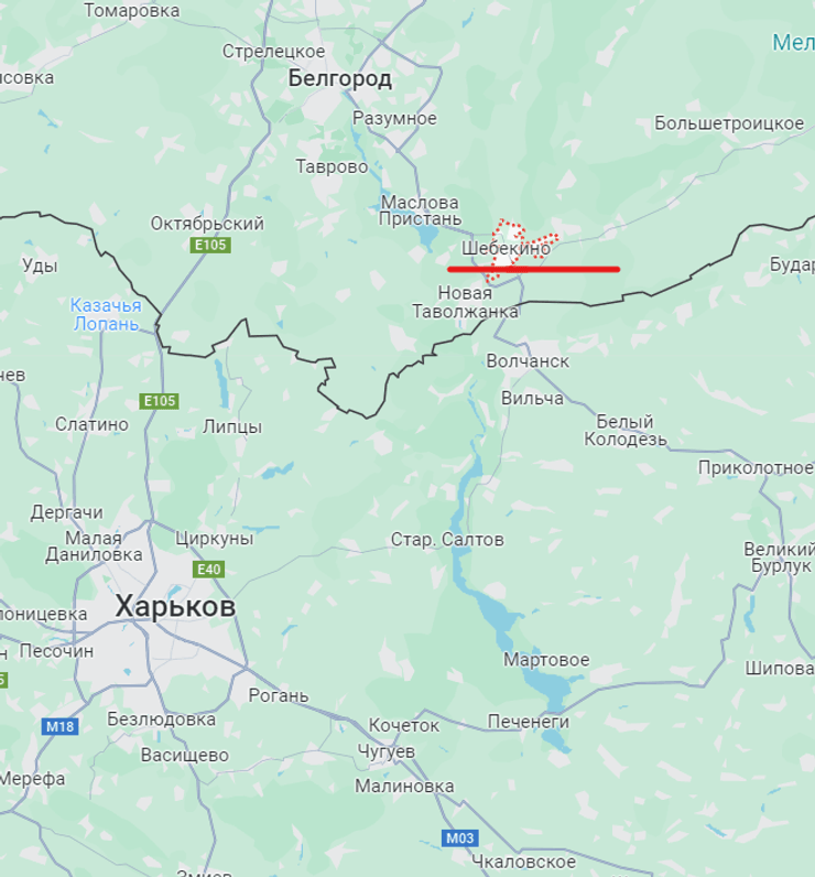 Шебекіно , карта, фото