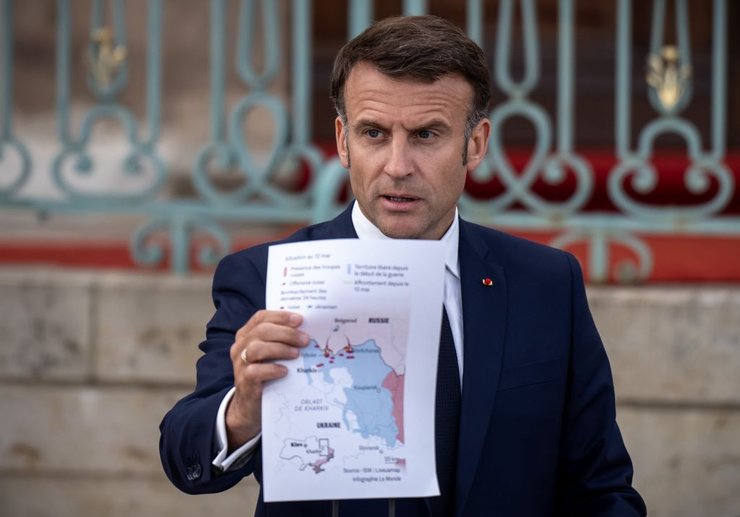макрон, война в украине