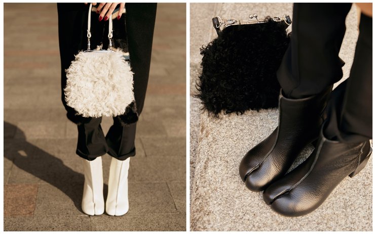 Трендовая обувь зимы 2025 — Обувь с отрезанным пальцем, модная обувь, обувь на зиму 2025, зимняя обувь