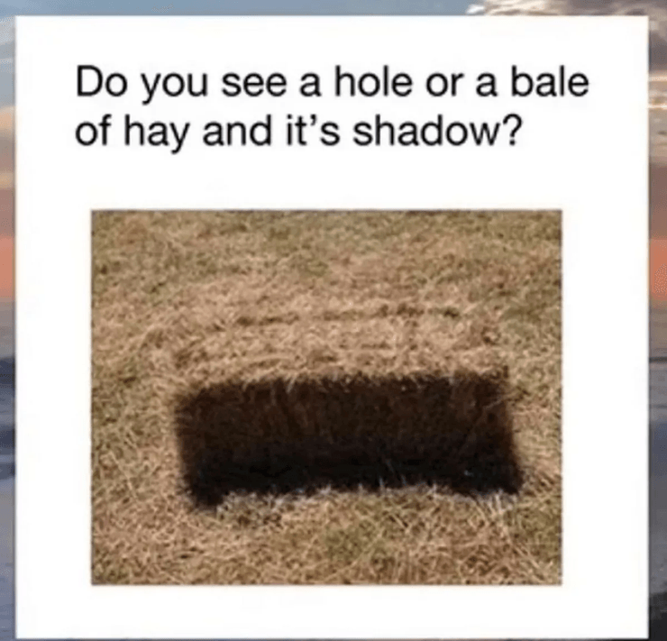 Оптична ілюзія, ігри розуму, сіні, тінь, яма, яма в землі, вірусне відео, соцмережі, курйози, загадка, головоломка