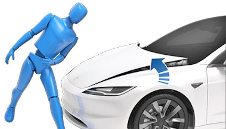 Tesla Model 3 капот