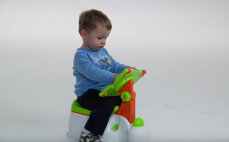 Горшок iPotty и планшет