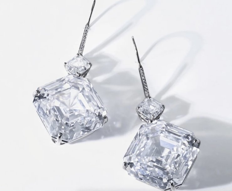 бриллиантовые серьги