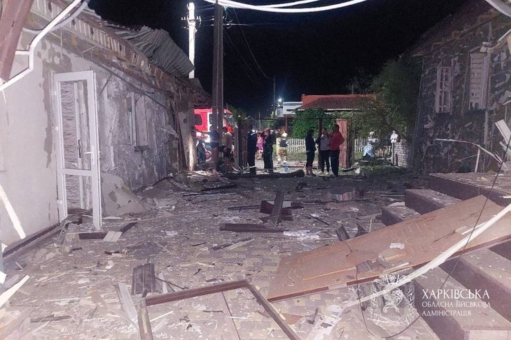 Последствия удара по Ольшанам