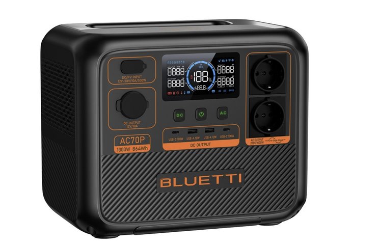 Bluetti AC70P лучшая зарядная станция для квартиры украина