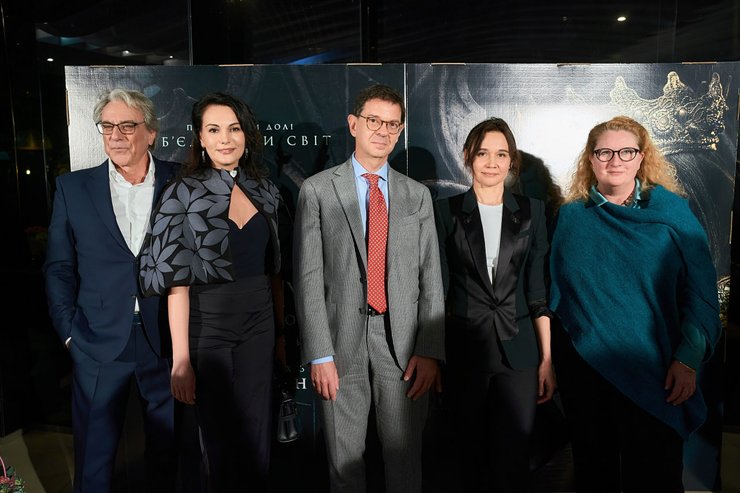 Маурицио Аскеро, Хелене Санд Андерсен (посол Норвегии в Украине, Феликс Бауман (посол Швейцарии в Украине)