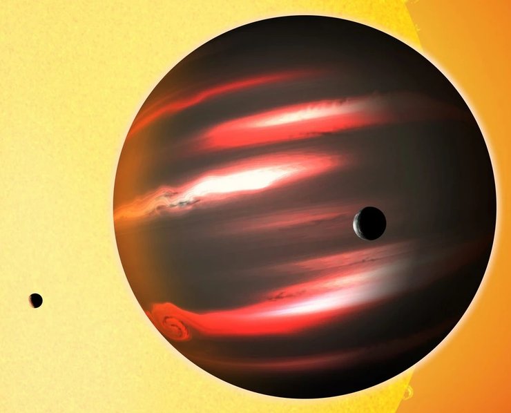 экзопланета, самые странные экзопланеты, самая темная экзопланета