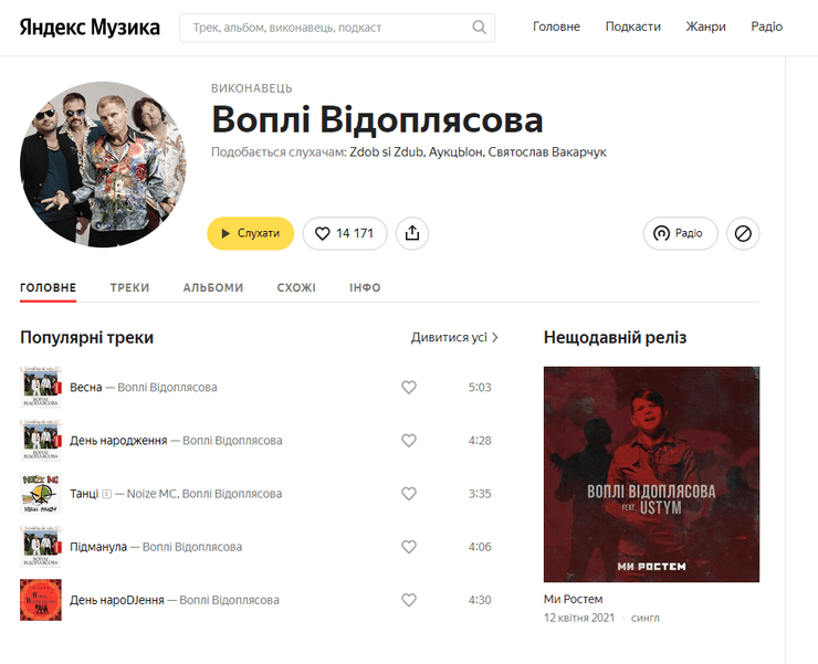 Олег Скрипка, вопли видоплясова, яндекс музыка, скрипка, россия, рф, зарабатывает в россии, скрипка на яндекс музыке