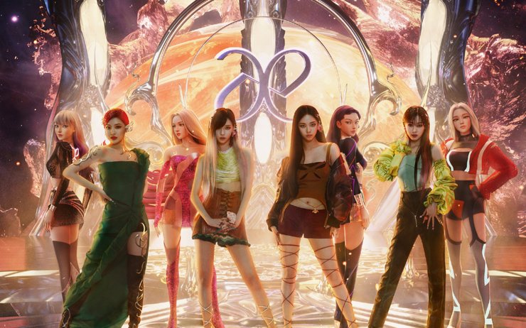 виртуальная группа Eternity, голограмма на сцене