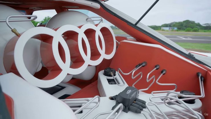 багажник Audi S2, Audi S2 1990, спорткар Audi