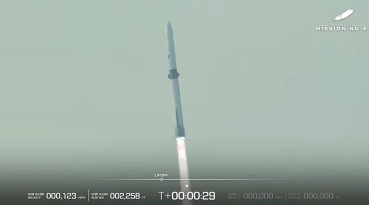 New Glenn В США взорвалась ракета Blue Origin: это напоминало взрыв на Чернобыльской АЭС