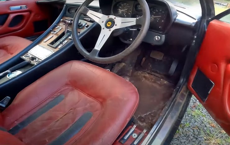 салон феррари 400, Ferrari 400, купе Ferrari, брошенные авто