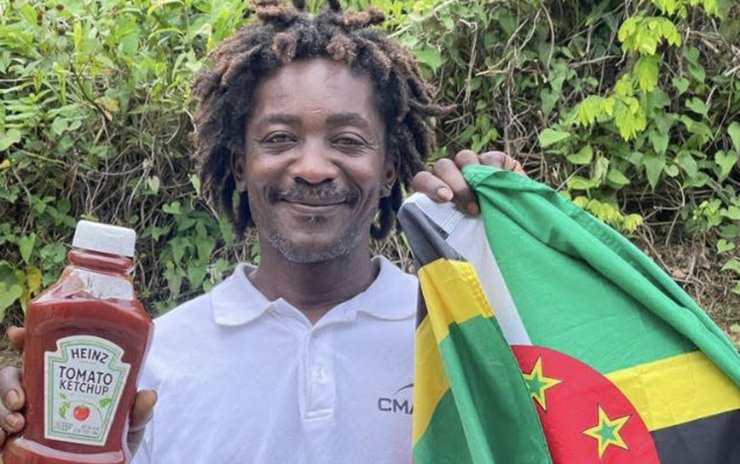 Кетчуп, Heinz, мужчина, флаг,