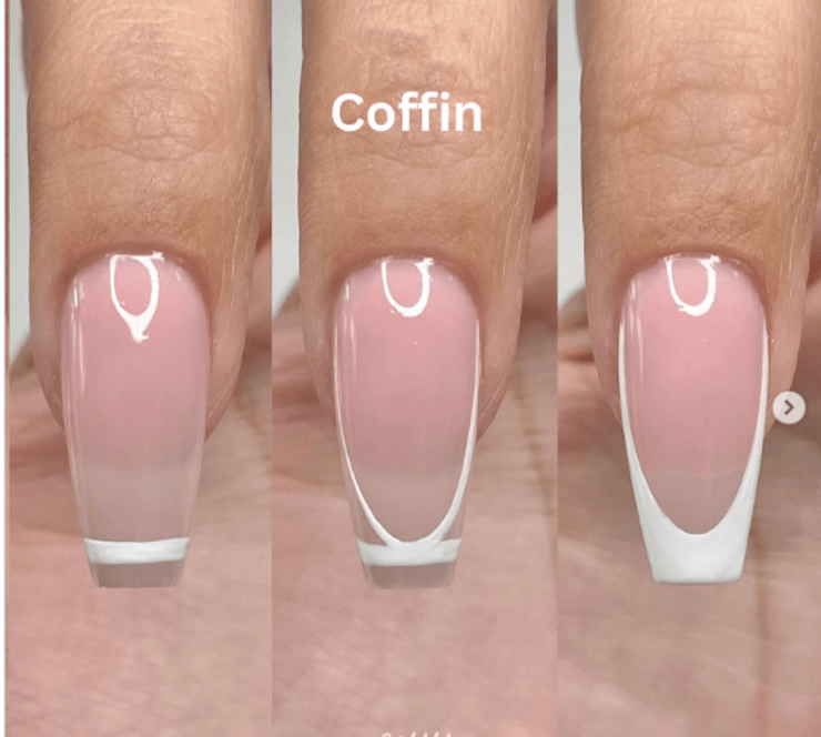 Френч на аметистовій формі