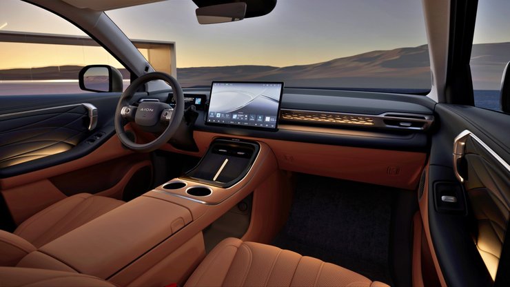 салон GAC Aion V, GAC Aion V, новый GAC Aion V, кроссовер GAC, электромобиль GAC, электромобиль GAC