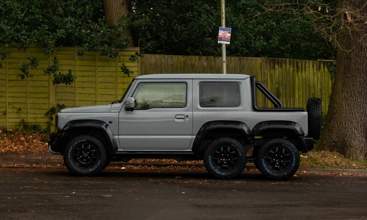 шестиколесный Suzuki Jimny, тюнинг Suzuki Jimny, пикап Suzuki Jimny, Suzuki Jimny, шестиколесный пикап, Suzuki Jimny