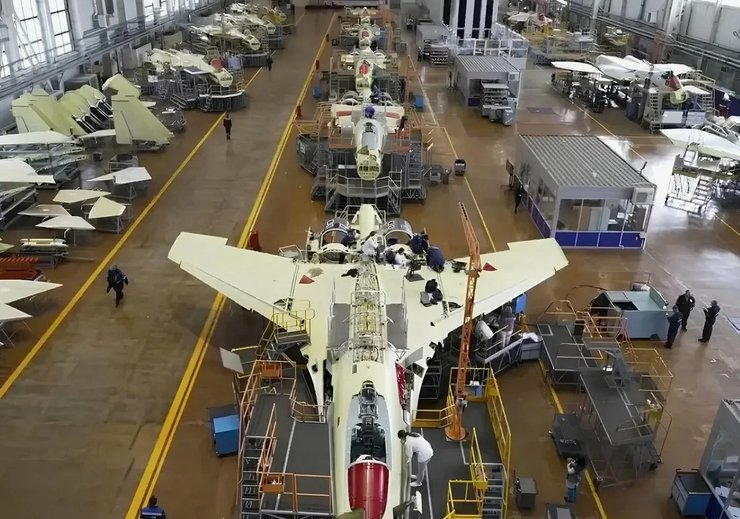 Су-57 сборка самолета