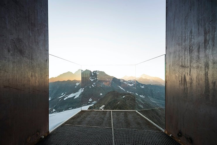 Смотровая площадка в Альпах