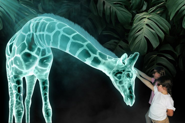 Axiom Holographics Hologram Zoo, голограма