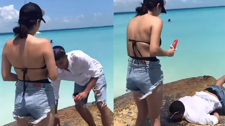 Пропозиція руки і серця, впав у море, пропозиції, знак згори, невдала пропозиція, море, впустив з каменю, впустив каблучку,