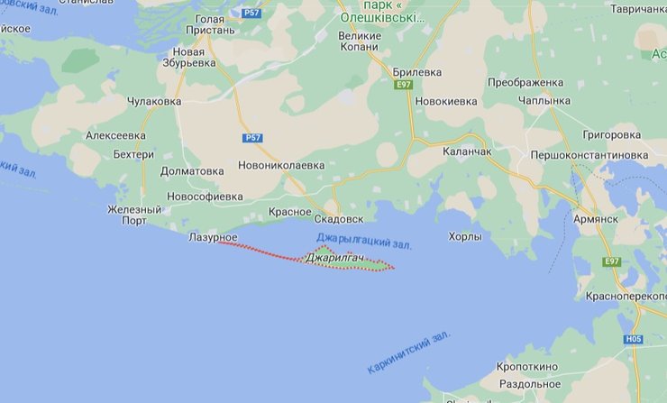 о. Джарилгач, Херсонської області