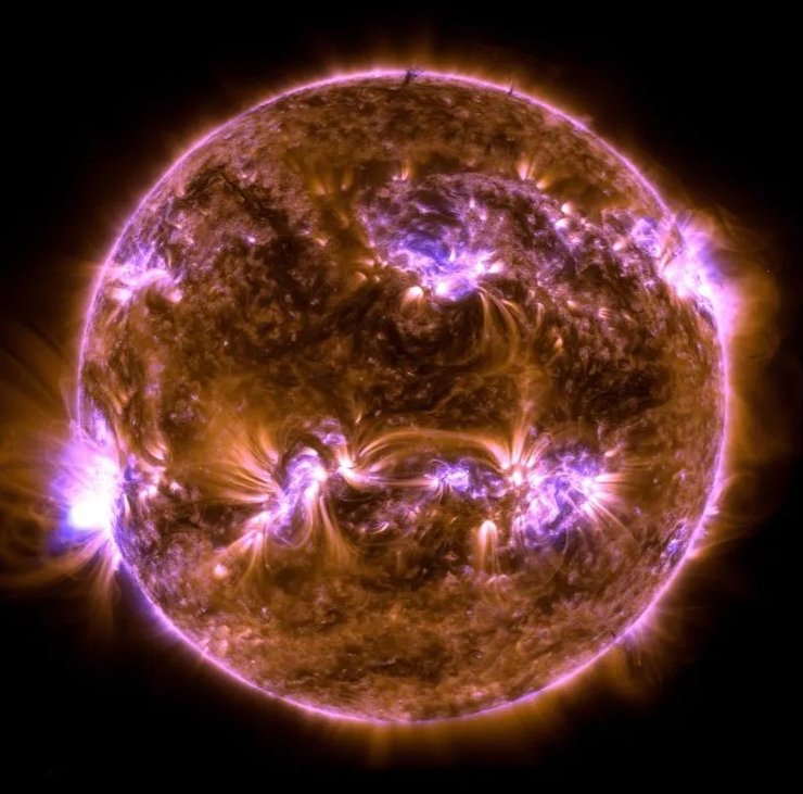 сонячний спалах, спалах на Сонці, виверження на Сонці