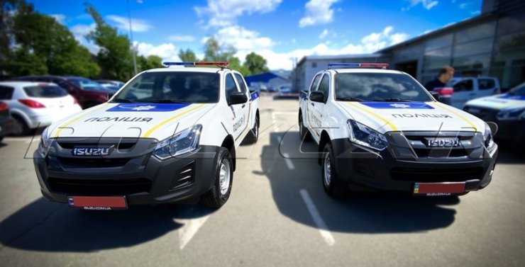 Isuzu D-Max в Национальной полиции