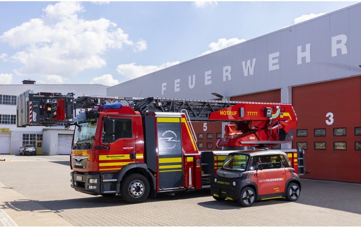 Opel Rocks-e 2022, новий Opel Rocks-e, електромобіль Opel Rocks-e, пожежний автомобіль, Citroen Ami