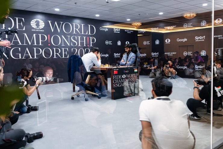 Гукеш Доммараджу, Дин Лижень, шахматный матч, чемпионат мира, чемпион мира, шахматы