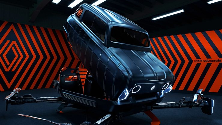 Renault Air4, электромобиль Renault, Renault 4, новый Renault 4, летающий автомобиль Renault