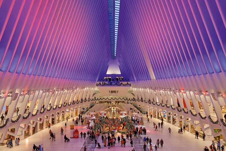 современная архитектура, аритектура метро, метро в нью-йорке, нью-йорк подземка, сабвей нью-йорк, Сантьяго Калатрава