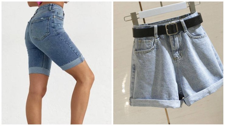 Джинсовые шорты с подкатом — антитренд лета 2024