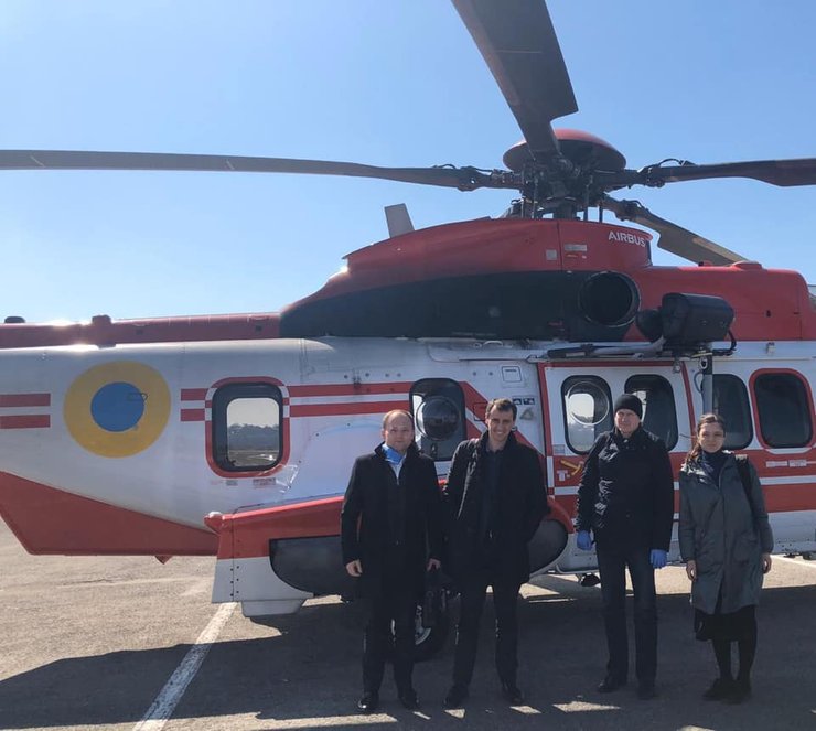 ляшко, тернополь, вертолет, коронавирус