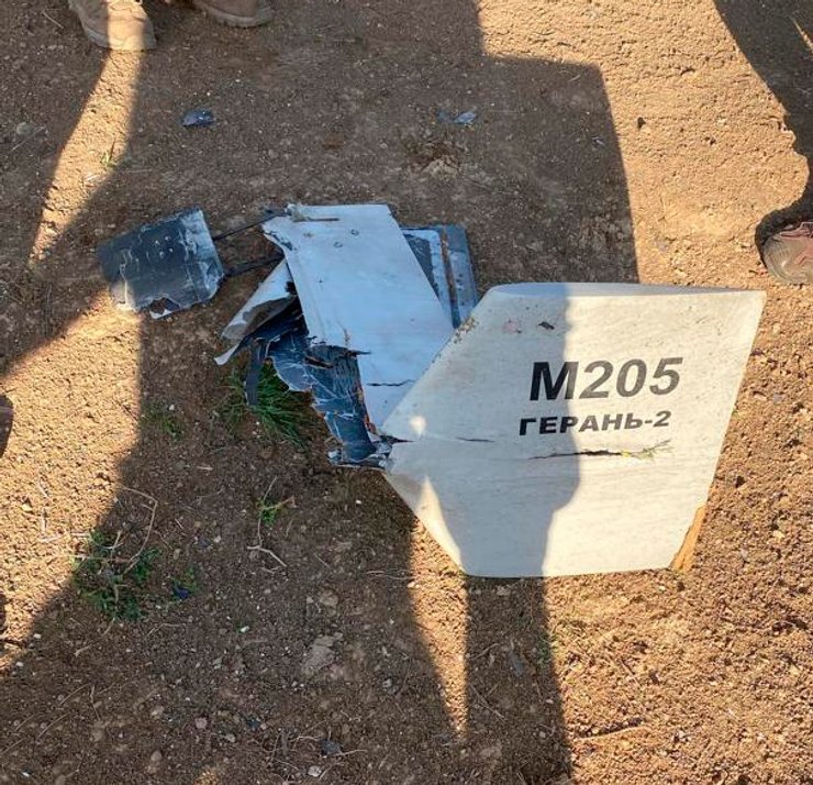 сбитый шахед-136