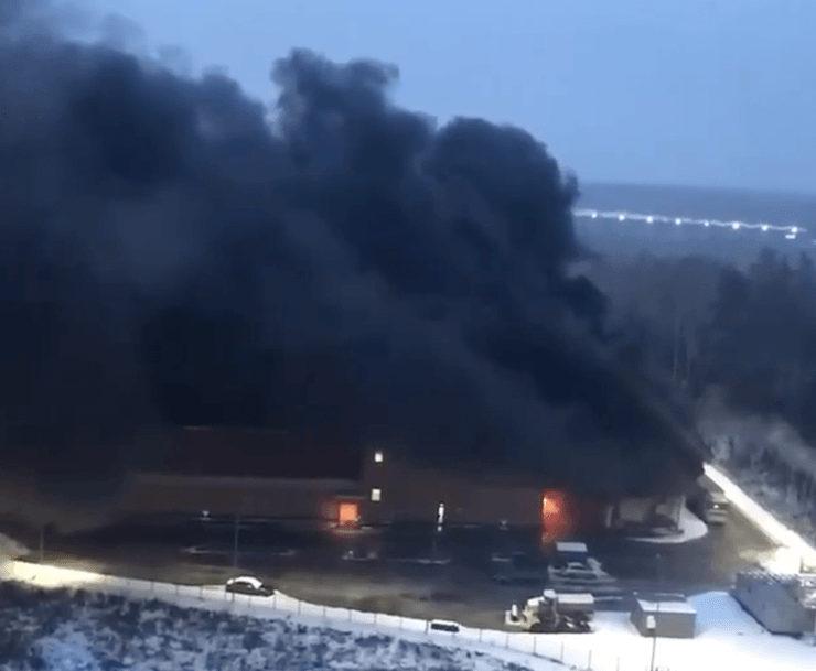 магазин в балашихе пожар