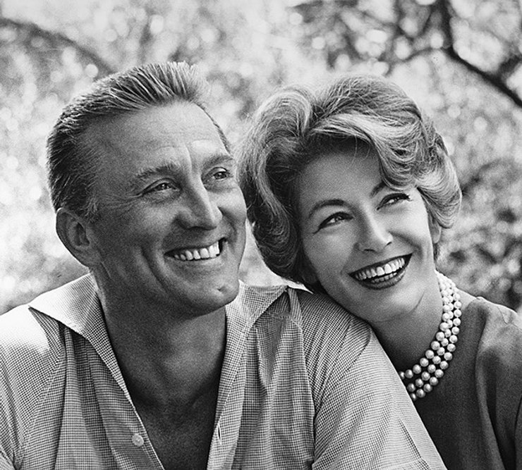 кирк дуглас, энн дуглас, золотой век голливуда, актер