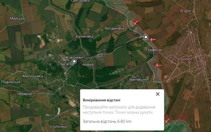 Ситуація під Бахмутом