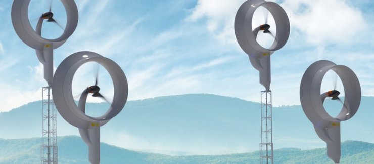 Вітряні турбіни, вітрогенератори, HFI, Hydrogen Future Industries, фото