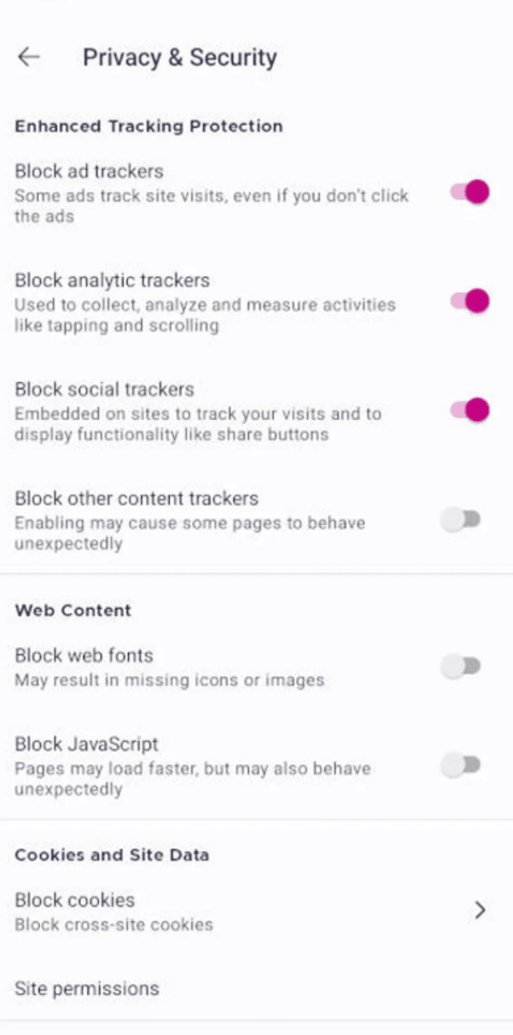 Firefox Focus лучший браузер для Android