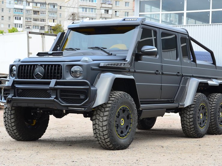 шестиколесный гелендваген, Mercedes G-Class, Mercedes-AMG G63, тюнинг Mercedes G-Class