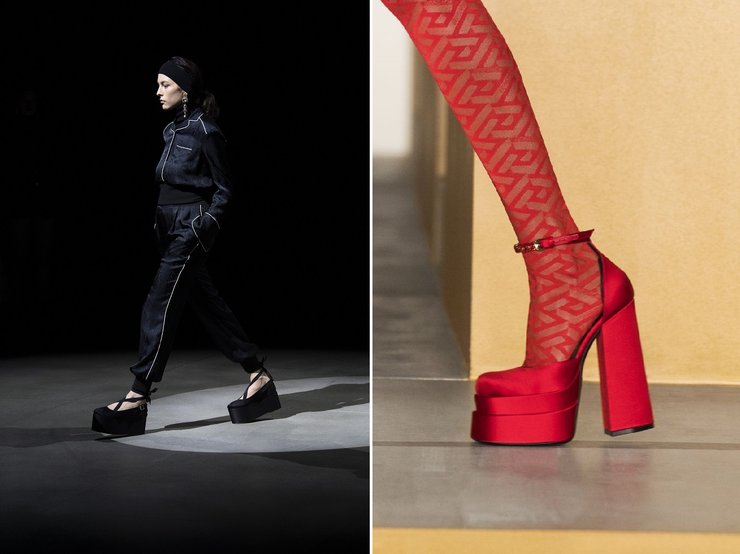 Тренды обуви, осень 2021, обувь на платформе