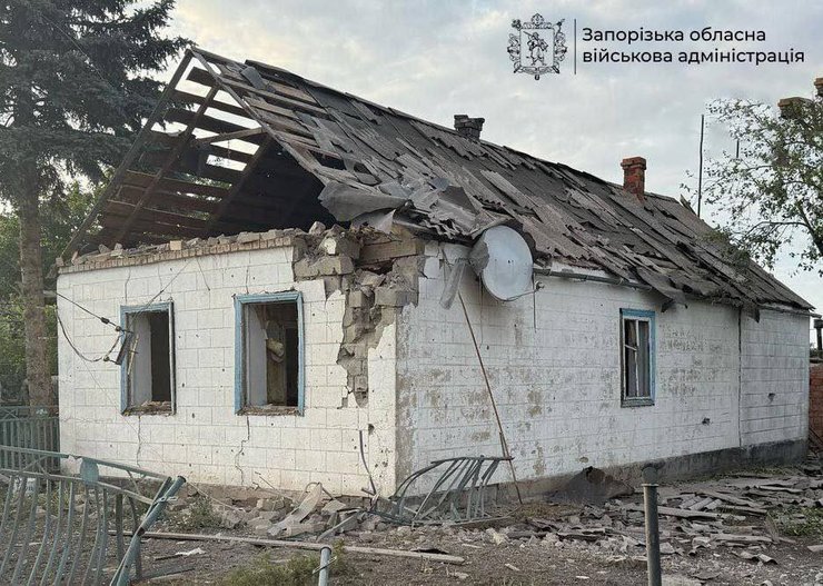 запорожье последствия обстрела