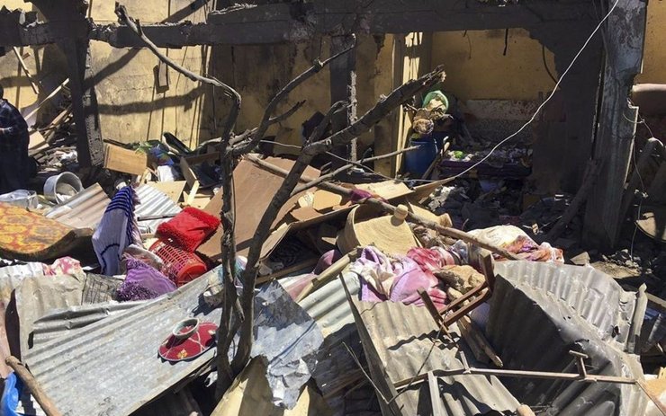 Авиаудар в Тыграе