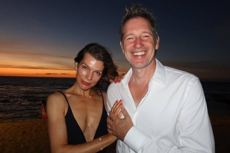 Милла Йовович с мужем