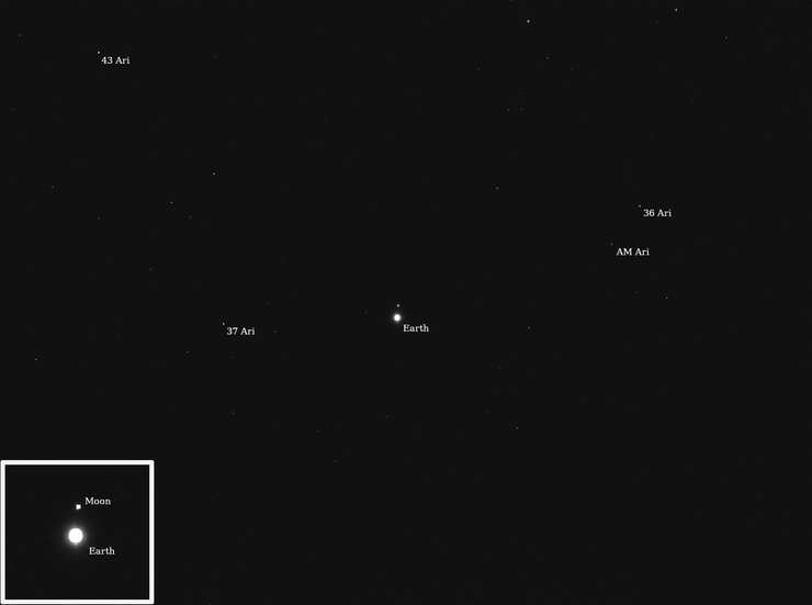 Земля з космосу Психея