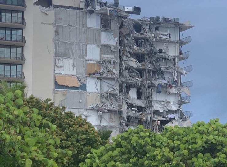 флорида, дом, обрушения, фото